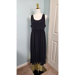 Simply Vera Vera Wang Black Sleeveless Maxi Dress Size XL